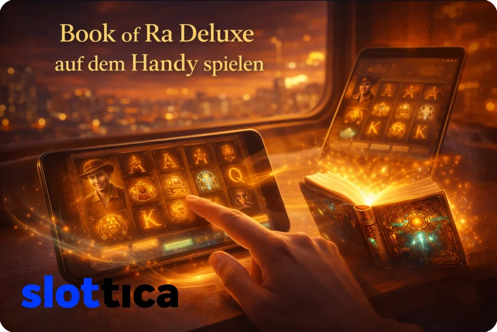 Book of Ra Deluxe Slot auf Smartphone und Tablet spielen