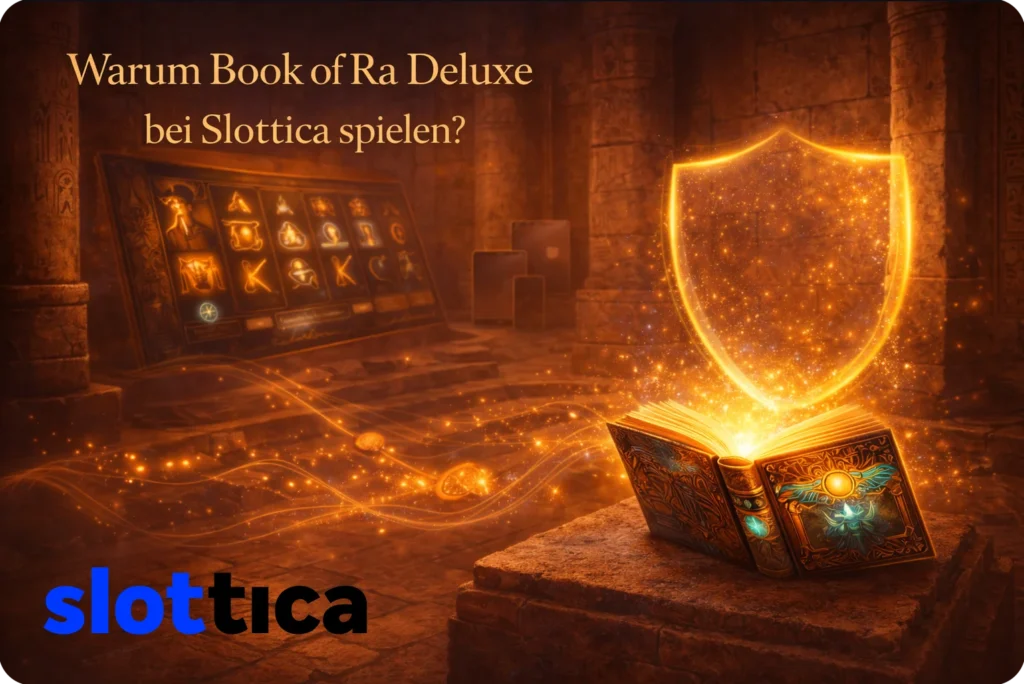 Vorteile von Book of Ra Deluxe bei Slottica Online Casino